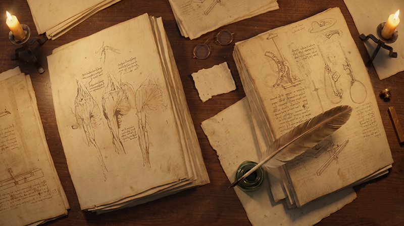 Estudios anatómicos de Leonardo